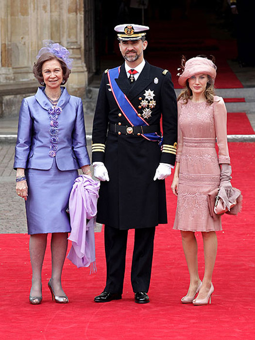 queen sofia of spain wedding. Spanish Monarchs Queen Sofia,