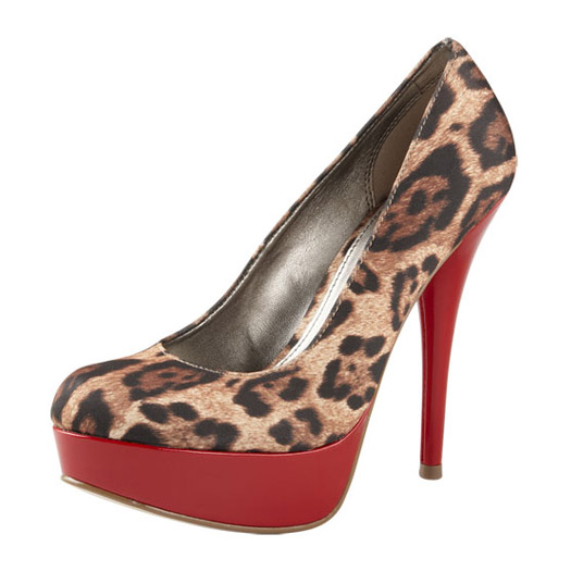 Saturday Shoe Steal - Red Hot Leopard Heels  Flats at Payless!