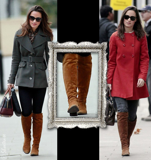 Pippa Middleton must really love her Russell Bromley boots as she's been