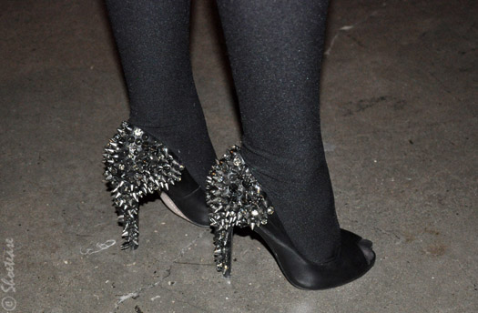sam edelman spike stilettos street style toronto