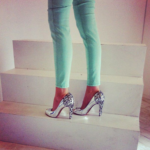 mint green jeans silver sam edelman shoes mint green jeans silver sam edelman shoes