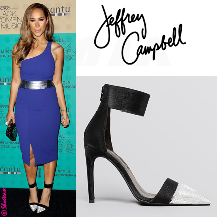 celeb pointy-toe pump heels fashion black white sparkly