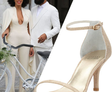 Solange Wedding Shoes! Off-White Stuart Weitzman Naked Sandals solange wedding shoes