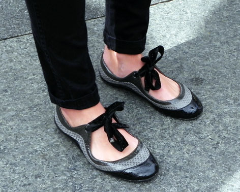 Lia's Heel Boy ribbon Flats Toronto Stylesights