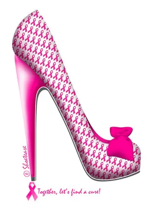 Breast Cancer Awareness Stiletto by ShoeTease