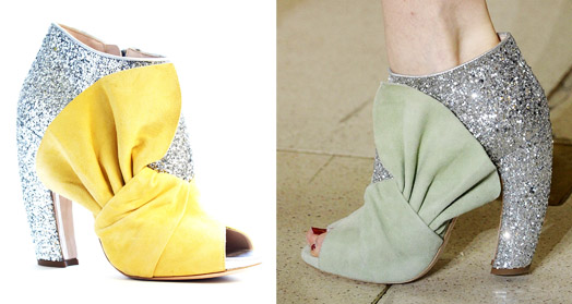 miu miu silver heels