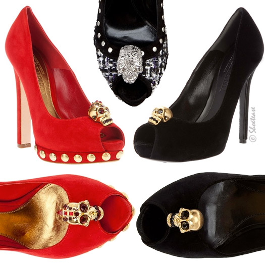 alexander mcqueen shoes skull