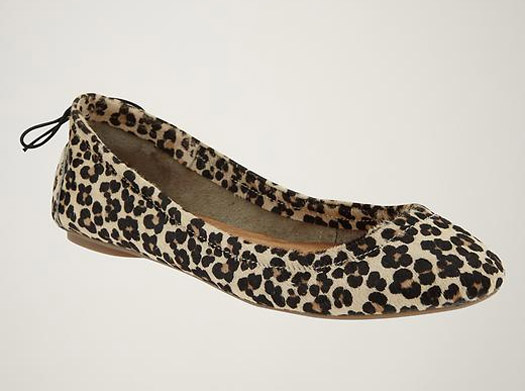 dune leopard print flats