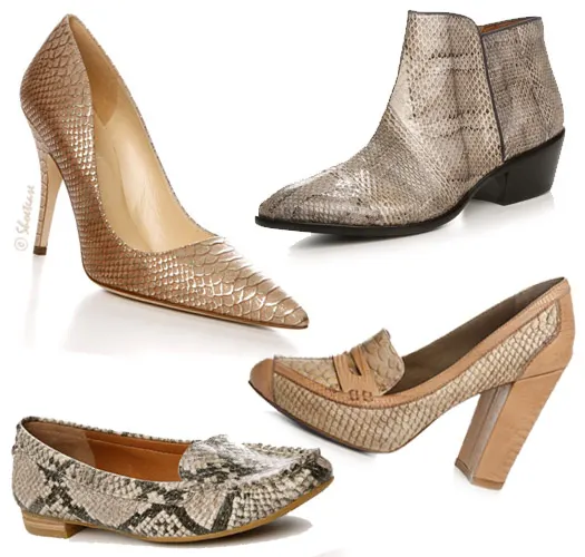 Natural shoes trend for pre-fall 2012, with Sam Edelman