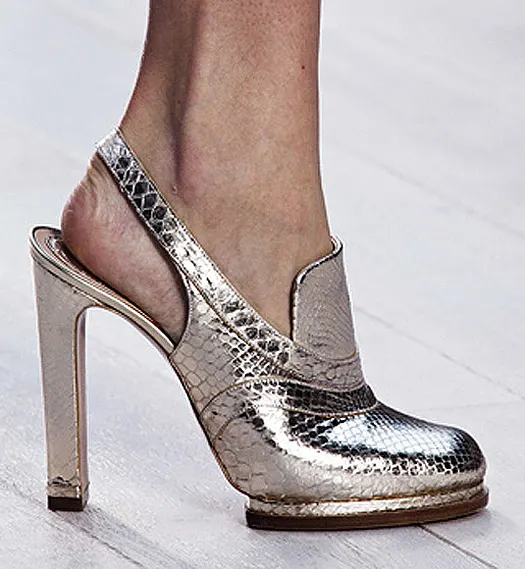 shoes trend silver chloe spring 2012