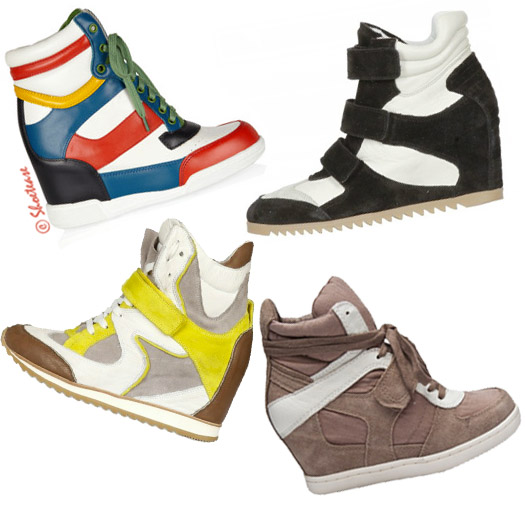 wedge sneakers trend