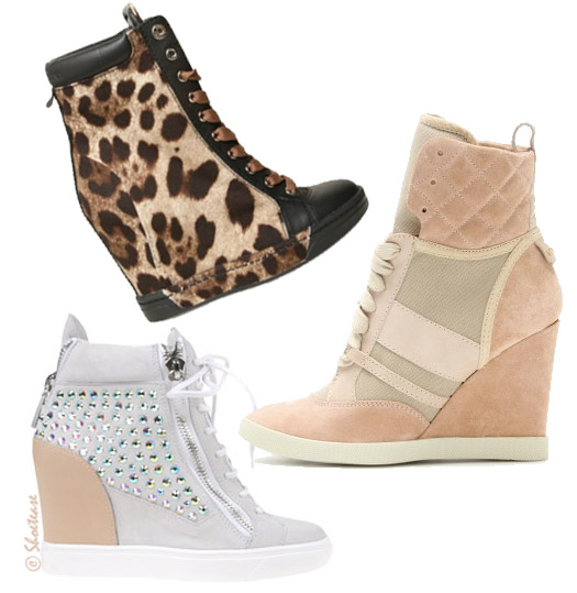 chloe wedge sneakers