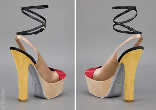 yves saint laurent obsession spring 2012 shoes
