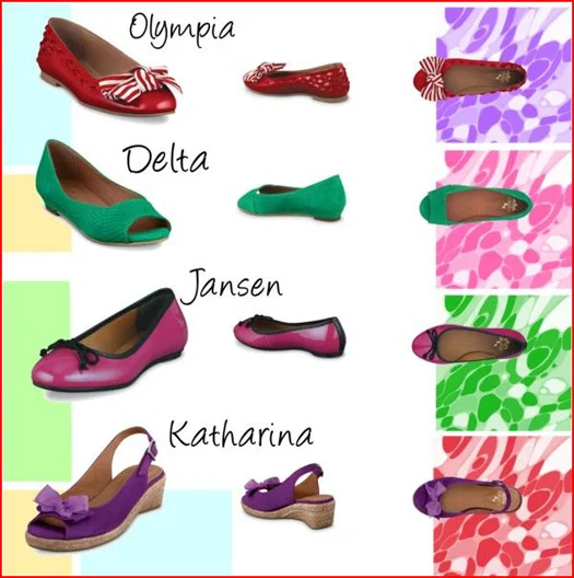 Flats and wedges from Duo shoes