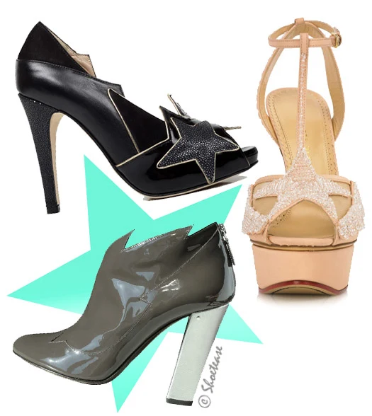Stars Shoes Trend Charlotte Olympia Chrissie Morris Laurence Decade