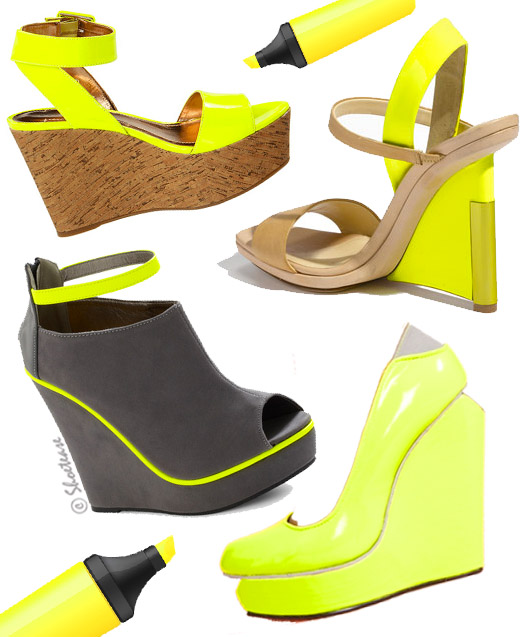 bcbg yellow sandals