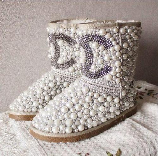 Freak-Shoe Friday: When Chanel, Meet UGG Boots!