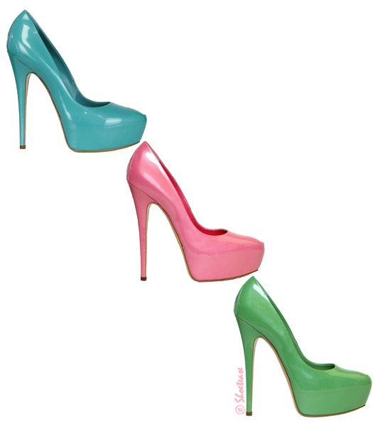 scarf cash register Nest Glossy Easter Pumps from Casadei!