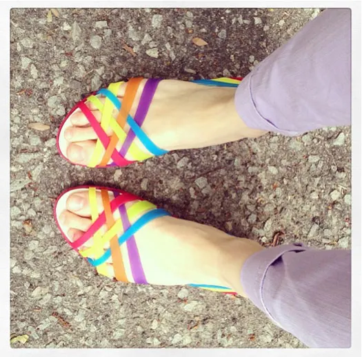 instagram Crocs huarache flats sandals shoetease