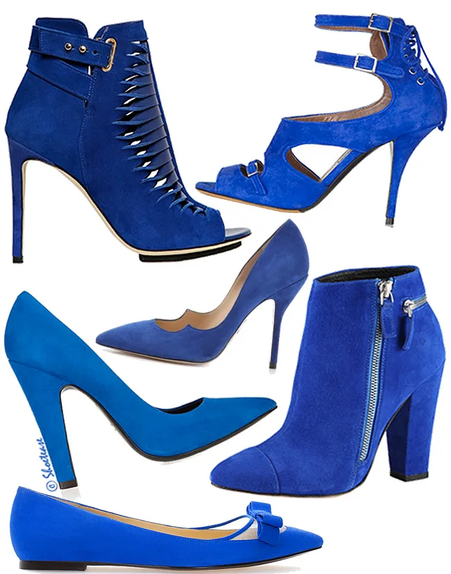 cobalt fashion shoe trend style blog fall winter 2013