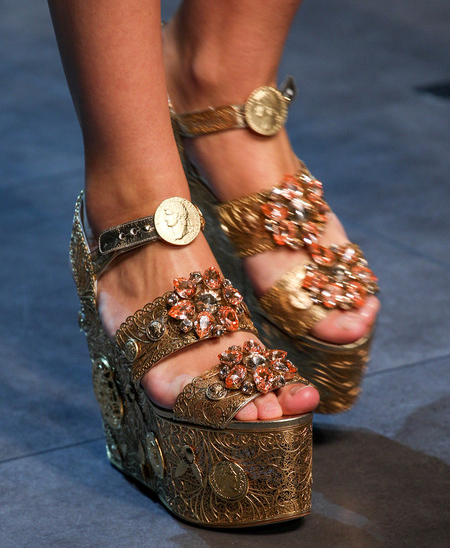 Dolce & Gabbana Women's Shoes From Spring 2013 Milan Runway
