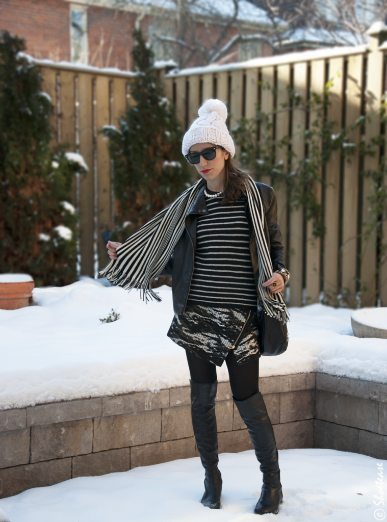 shoetease toronto street style outfit post 5050 stuart weitzman copcopine joefresh rayban