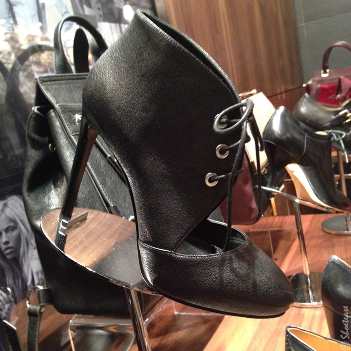 Nine West Fall Winter 2014 Collection Toronto Preview - Black Lace Up Pumps