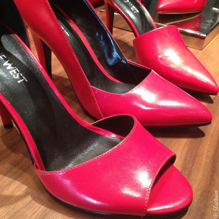 Nine West Fall Winter 2014 Collection Toronto Preview - Red Leather Heels
