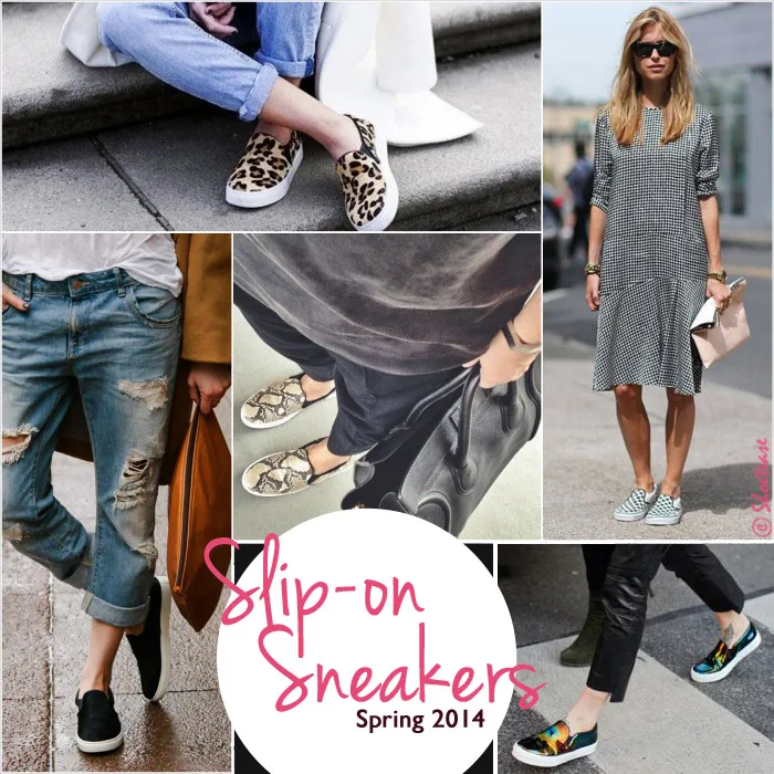 meteoor Vuil Verplaatsing Street Style Trending Shoes: Slip-on sneakers for SPring 2014