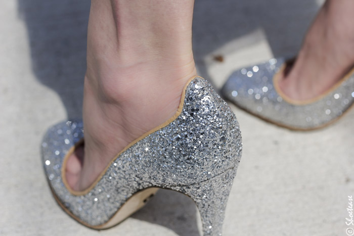 Glitter Designer Silver shoes