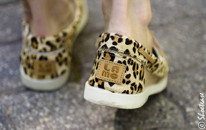 leopard print deck shoes