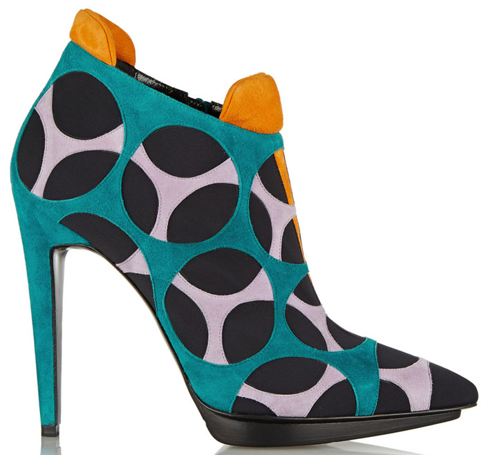 Pierre Hardy Multicolored Neoprene Ankle Boot