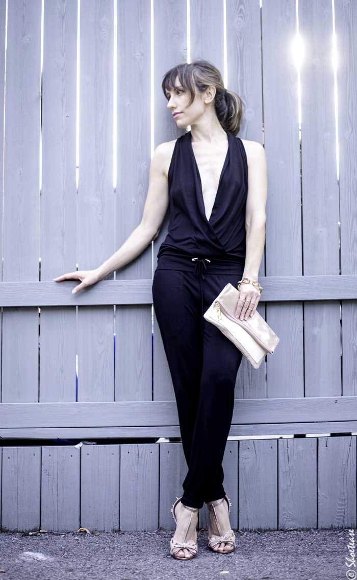 black jumpsuit for wedding