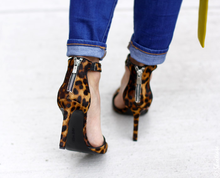 nine west leopard print heels