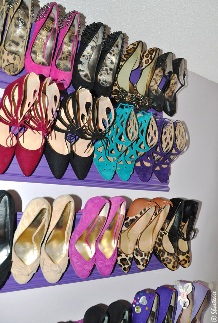 Crown Molding DIY shoe rack