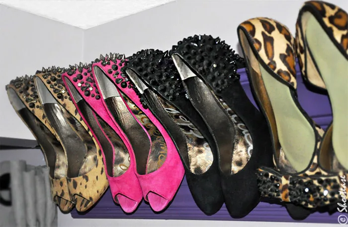 diy shoe storage for heels