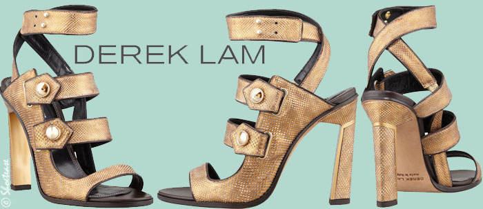 Strappy Bronze Designer Heels for Less than $250