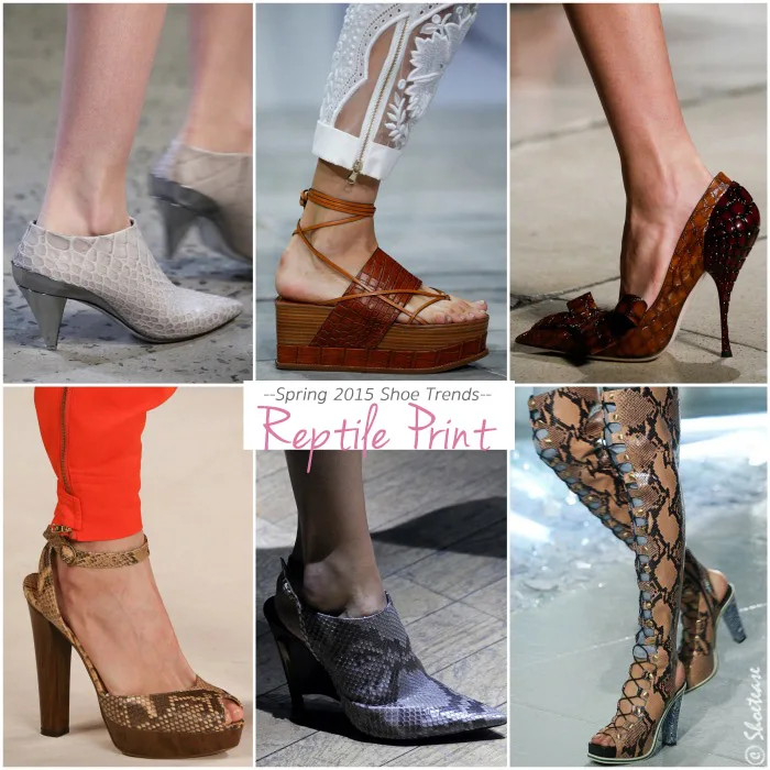 Runway Spring 2015 Shoe Trends