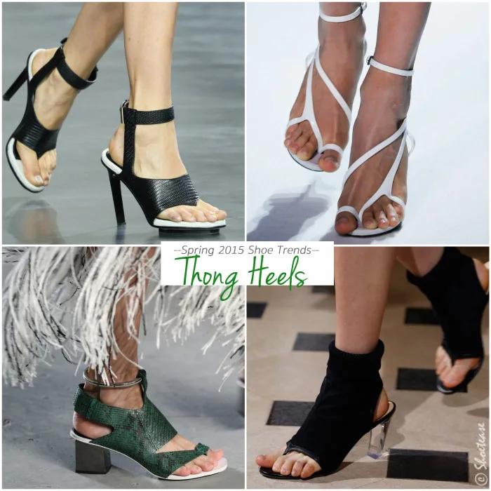 Spring 2015 Shoe Trends Thongs