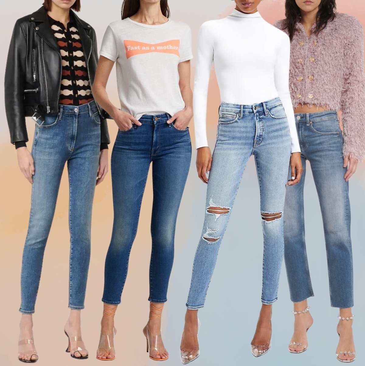 Women In Jeans And Heels