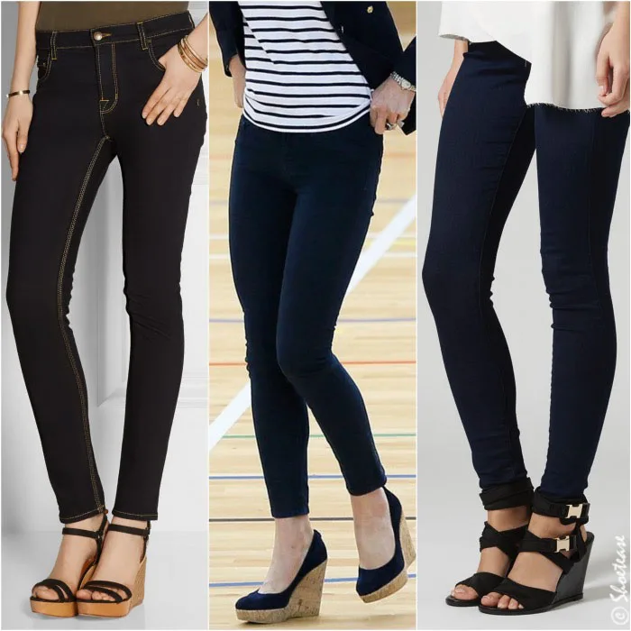 shoes to wear with skinny jeans wedges