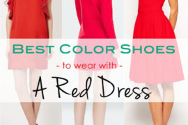 What Color Shoes to Wear with Red Dress