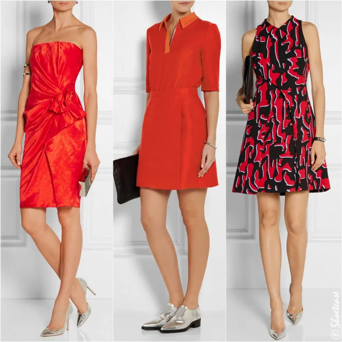 What Color Shoes to Wear with Red Dress
