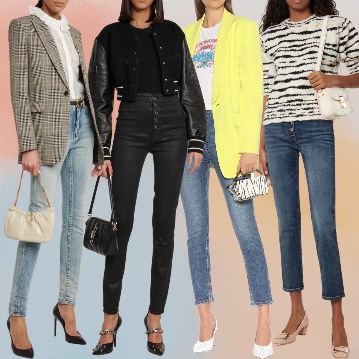 what shoes to wear with skinny jeans pumps