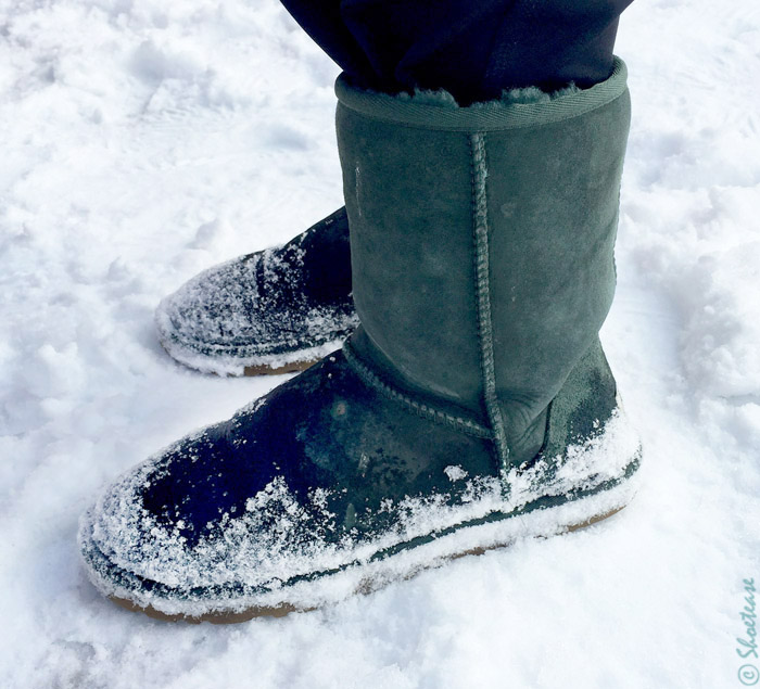 rubber shoes for snow