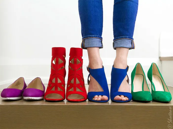 How to Wear Colorful Shoes