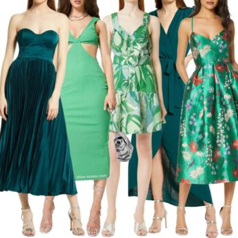 Go Green! 10 Best Color Shoes to Wear with Green Dresses & Emerald Outfits
