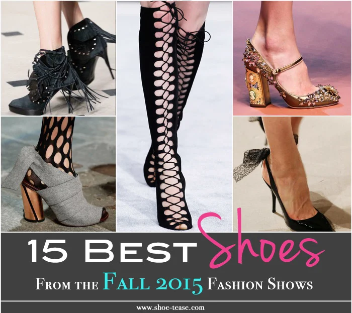 best runway shoes from the fall 2015 shows