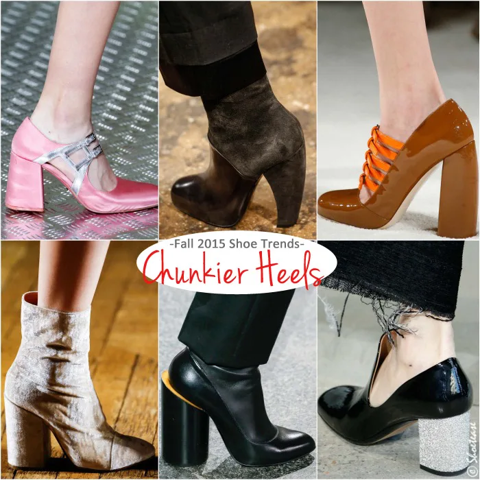 oven Lounge Kauwgom Top Fall 2015 Shoe Trends from the Top Runways