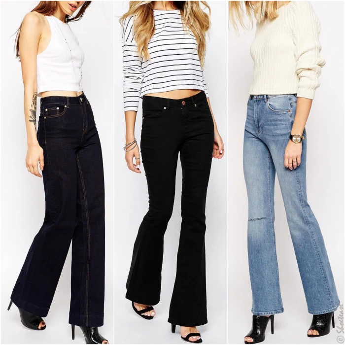 shoes to wear with flare jeans
